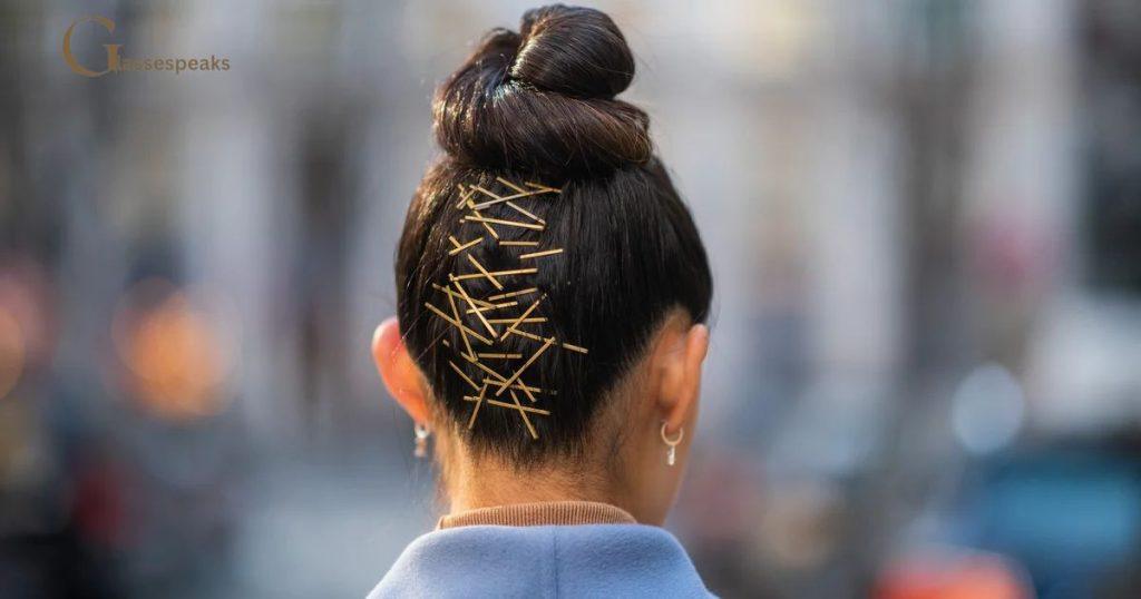 Cornrows with Topknot Bun